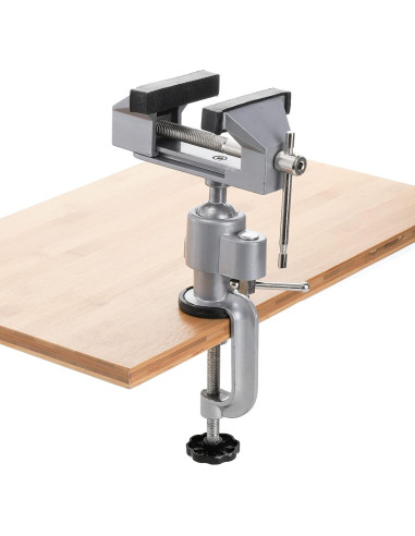 Morsa de Mesa Fasmov 2 en 1 Ajustable 360 Aluminio 0.99kg