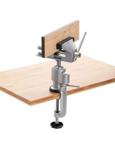 Morsa de Mesa Fasmov 2 en 1 Ajustable 360 Aluminio 0.99kg