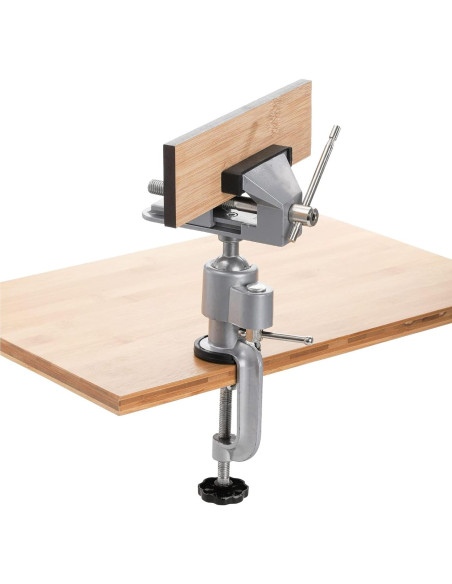 Morsa de Mesa Fasmov 2 en 1 Ajustable 360 Aluminio 0.99kg