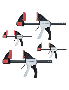Abrazaderas de Liberación Rápida Neocraft, Juego de 4, 10.16 cm y 15.24 cm