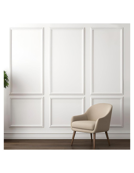 Kit de Molduras de Pared Autoadhesivas Kingump 30 Piezas