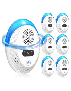 Repelente Ultrasónico de Plagas Seozio 6 Paquetes Ecológico