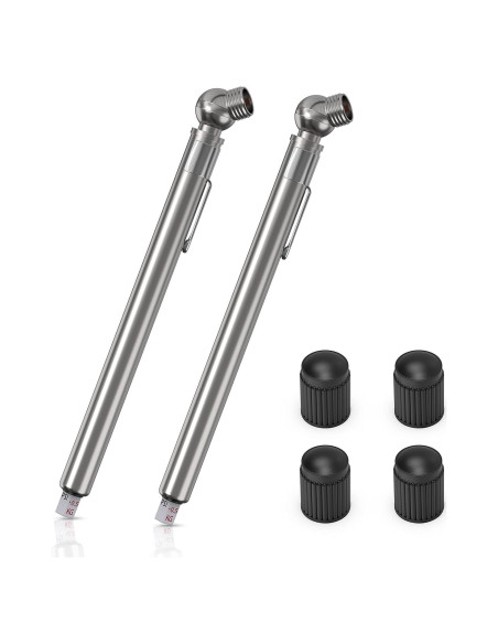 Juego de 2 Medidores de Presión de Neumáticos Bay State 10-75 PSI