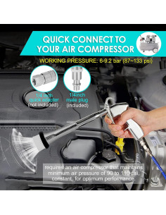 Pistola de Aire Practisol para Limpieza de Coches - 348g 2