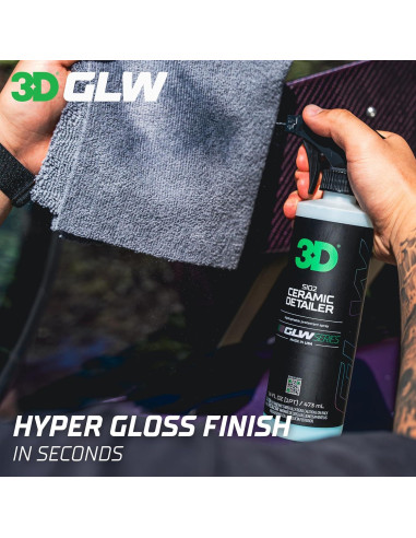 Detallador Cerámico 3D GLW 64 oz Hidrofóbico Brillante