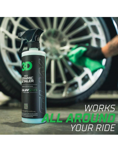 Detallador Cerámico 3D GLW 64 oz Hidrofóbico Brillante