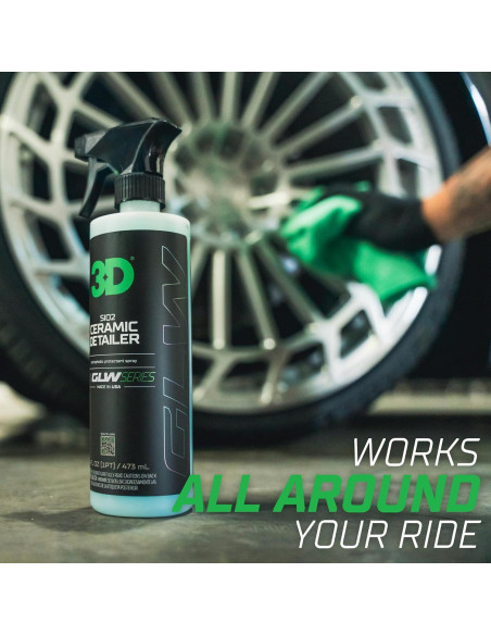 Detallador Cerámico 3D GLW 64 oz Hidrofóbico Brillante
