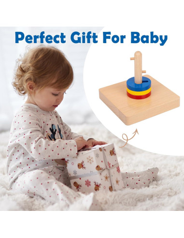 Juguete de Madera Adena Montessori para Clasificar y Girar