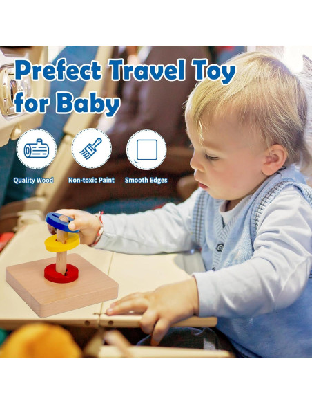 Juguete de Madera Adena Montessori para Clasificar y Girar