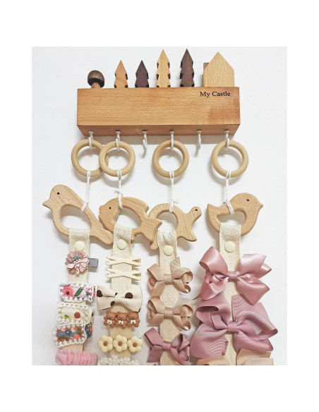 Juguetes de Dentición Penta Ángel 10 Piezas Madera Natural Juguetes de Dentición Penta Ángel 10 Piezas Madera Natural