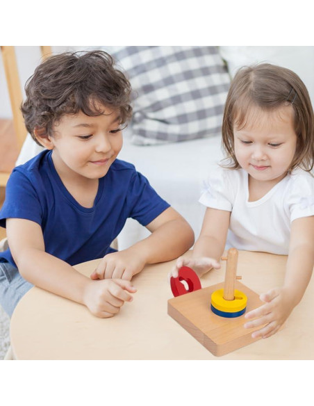 Juguete de Madera Adena Montessori para Clasificar y Girar