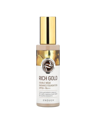 Base de Radiancia Doble Wear Suficiente Oro Rico 100 ml SPF 50+