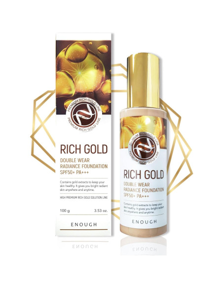 Base de Radiancia Doble Wear Suficiente Oro Rico 100 ml SPF 50+