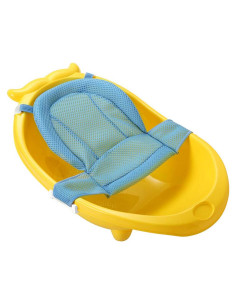 Bañera portátil para bebés Azul - Malla antideslizante 0-3 años