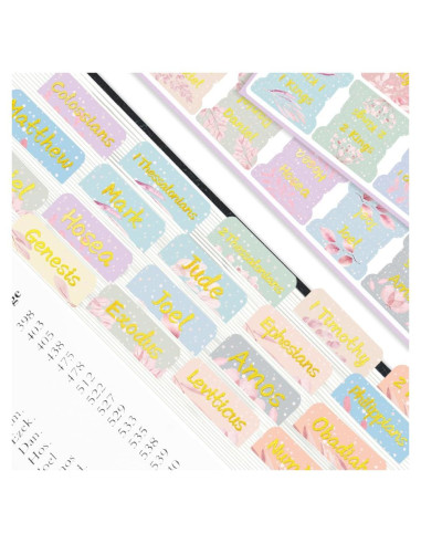 Etiquetas de Índice para Biblia Mifuner - 66 Pestañas Laminadas