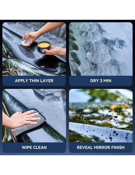 Cera de Carnauba WEICA 200g con Cerámica y Aplicador