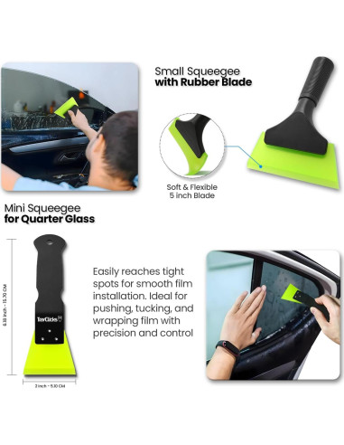 Kit de herramientas de tintado de ventanas TRAYCLICKS profesional