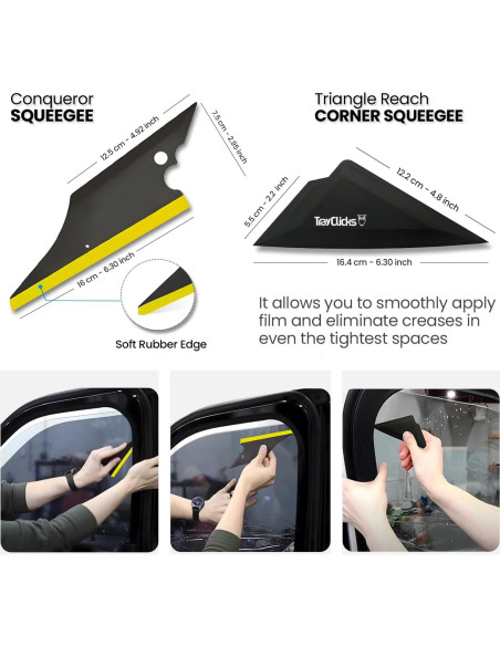 Kit de herramientas de tintado de ventanas TRAYCLICKS profesional