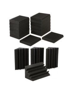 Paneles Acústicos Auralex Wedgies 24 unidades 1x1 pie