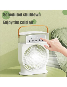 Ventilador Portátil Aqua Freeze 4-En-1 con Enfriamiento por Hielo 2