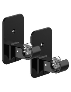 Soportes autoadhesivos 3M para varillas de cortina 2 piezas negro