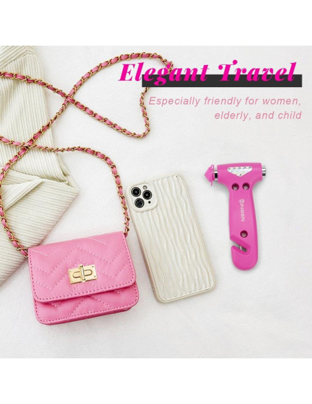 Martillo de Seguridad SINSEN 3 en 1 - Cortador y Rompedor