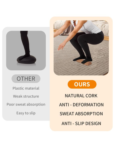 Tabla de Equilibrio de Corcho Craftspire para Estabilidad