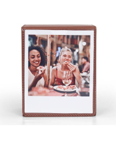 Caja de Almacenamiento para Fotos Leonuliy Marrón 50 Fotos 2