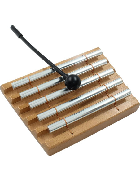 Campana de Meditación Luomorgo 5 Tonos con Mazo 17cm