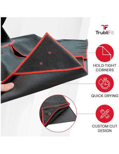 Toalla de Sudor TrubliFit para Bicicleta Peloton 201x98cm