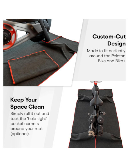 Toalla de Sudor TrubliFit para Bicicleta Peloton 201x98cm