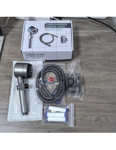 Cabezal de Ducha Filtrado Genérico Turbo Alta Presión 4 Modos 2