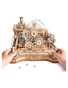 Rompecabezas 3D ROKR Máquina de Pinball DIY - Juguete de Madera