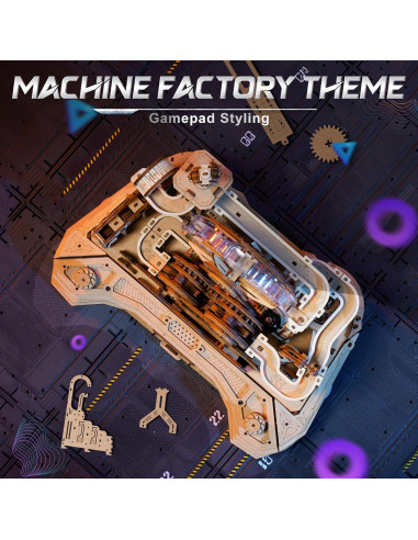 Rompecabezas 3D ROKR Máquina de Pinball DIY - Juguete de Madera