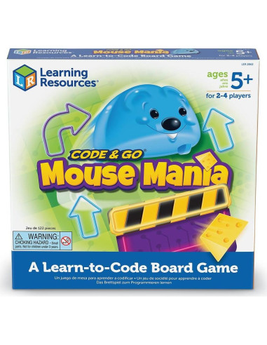 Juego de mesa Code & Go Robot Mouse Learning Resources, STEM 5+