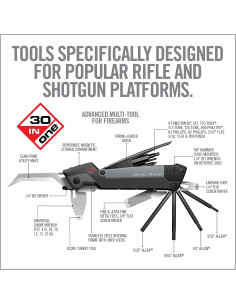 Multiherramienta para Armas Real Avid Pro 30-en-1 con Llave de Choke 2