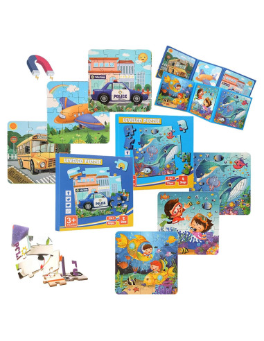 Rompecabezas Magnéticos para Niños 3-5 Años - HouzeFun