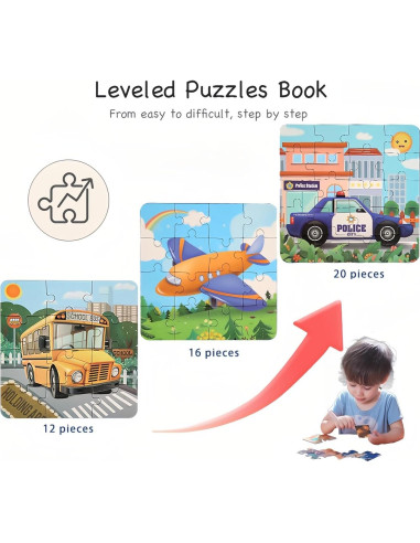 Rompecabezas Magnéticos para Niños 3-5 Años - HouzeFun