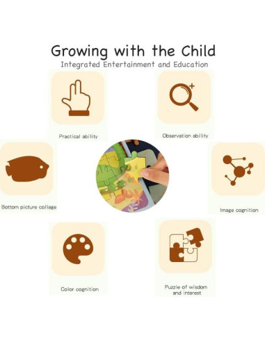 Rompecabezas Magnéticos para Niños 3-5 Años - HouzeFun