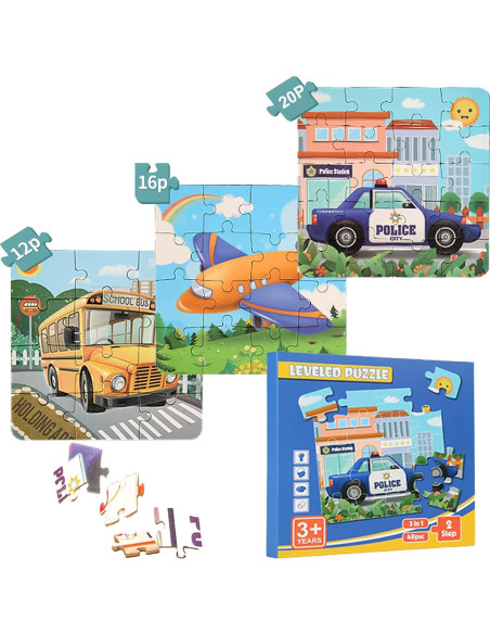 Rompecabezas Magnéticos para Niños 3-5 Años - HouzeFun Rompecabezas Magnéticos para Niños 3-5 Años - HouzeFun