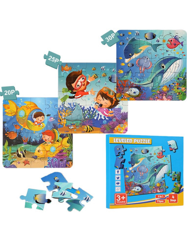 Rompecabezas Magnéticos para Niños 3-5 Años - HouzeFun