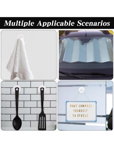 Ventosas Transparentes HJZHII 20mm 50 Pcs Reutilizables