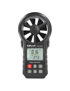 Anemómetro Digital Elitech ANE-200W Bluetooth, Medición de Viento y Temperatura