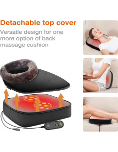 Masajeador de pies Snailax SL-522SN 2 en 1 con calefacción 2