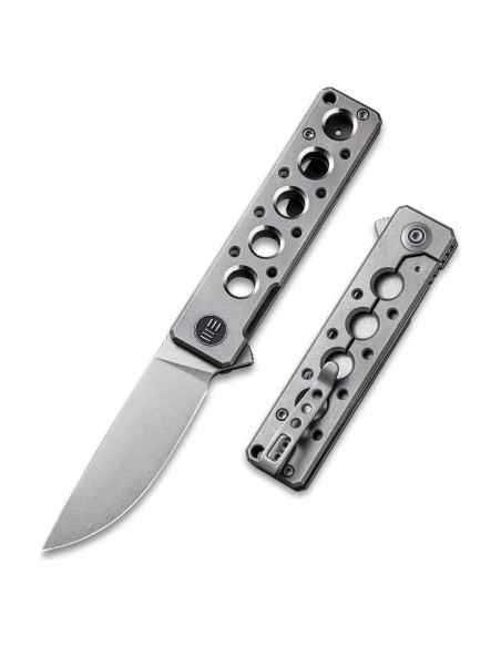 Cuchillo Plegable WeKnife Miscreant 3.0 Titanio 17.4cm Gris