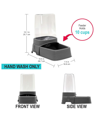 Comedero y Bebedero Gravitacional Sport Pet Pequeño 2.4L