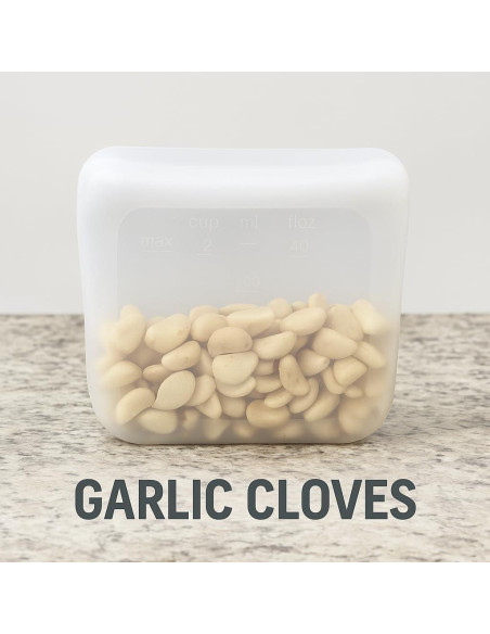 Bolsas de Almacenamiento de Silicona Reutilizables 5 Pzs 200-4000ml Bolsas de Almacenamiento de Silicona Reutilizables 5 Pzs 200-4000ml