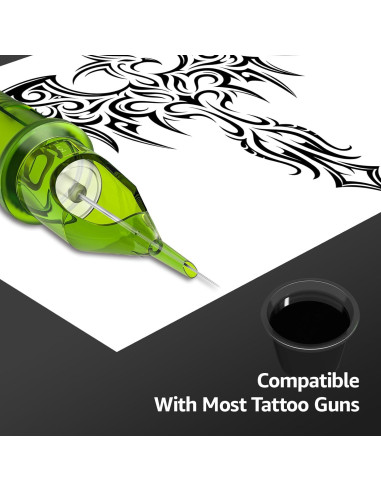 Agujas de Tatuaje Desechables YABA 50pcs Variadas 3RL-11RL