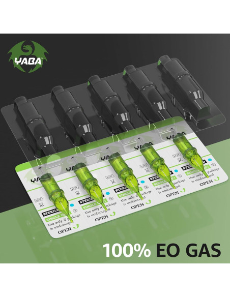 Agujas de Tatuaje Desechables YABA 50pcs Variadas 3RL-11RL