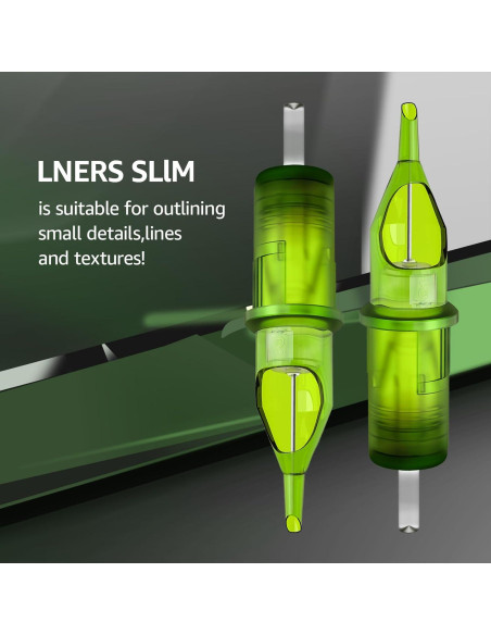 Agujas de Tatuaje Desechables YABA 50pcs Variadas 3RL-11RL